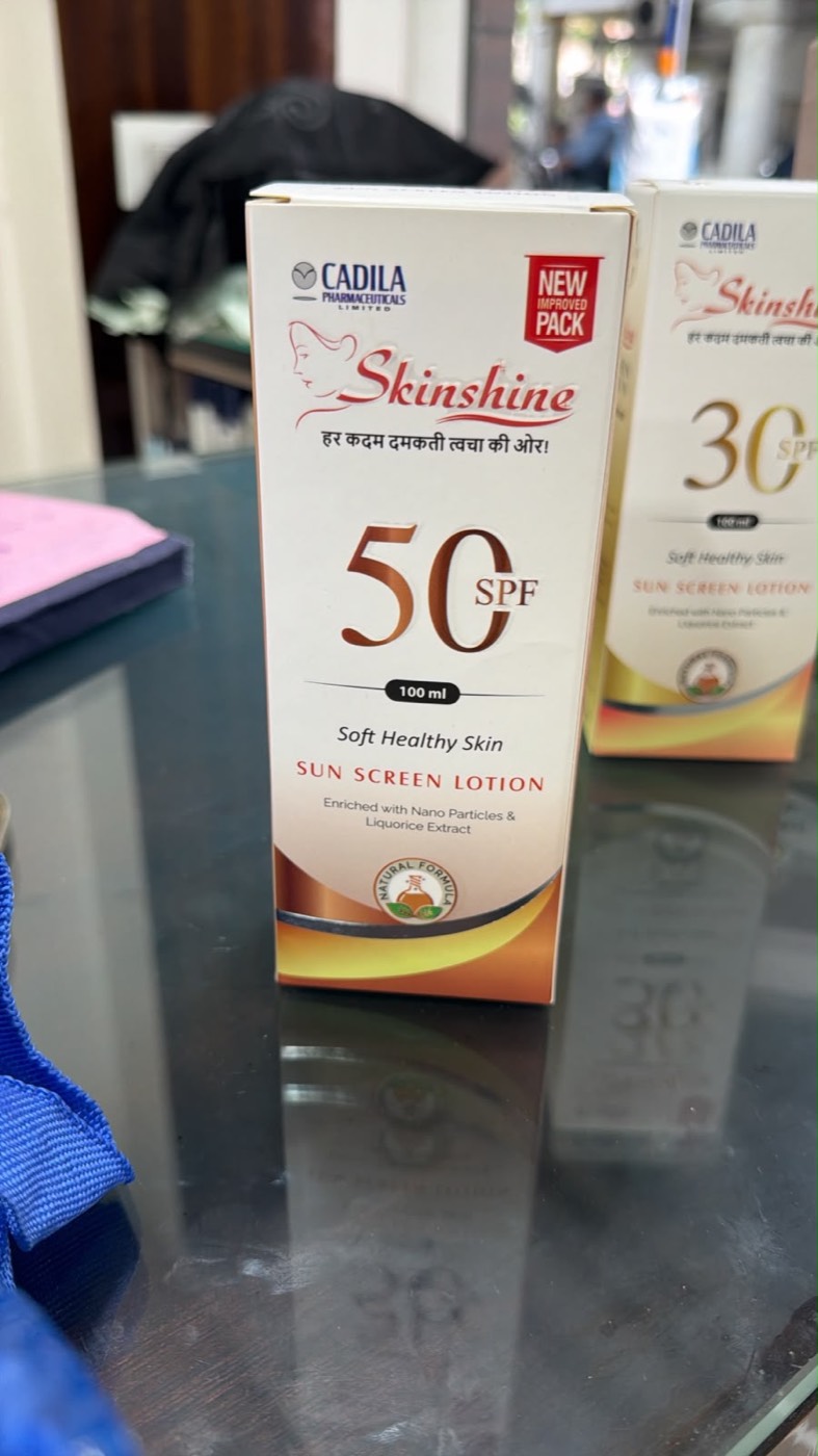 Printed cartons for sunscreen lotions.